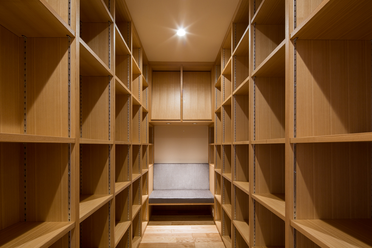 書庫　本棚　スペース　自宅図書館