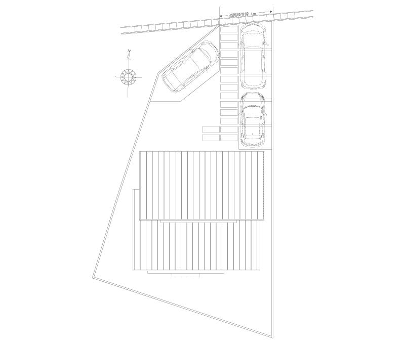 河合工務店　変形地での建築