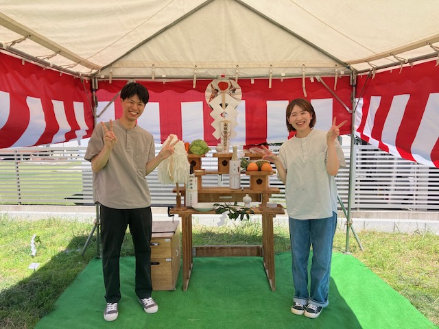 地鎮祭を執り行いました。一宮市