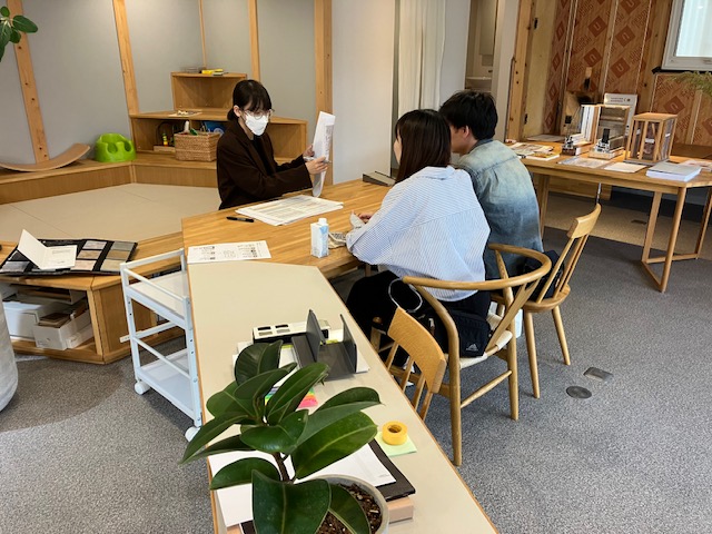最終打ち合わせ　小牧ショールーム