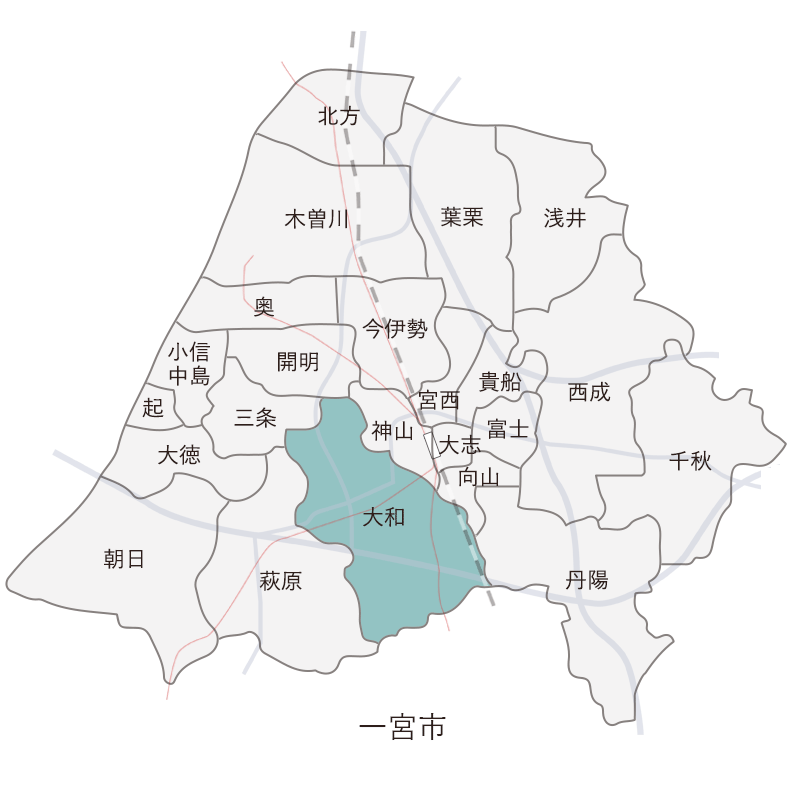 愛知県一宮市大和町