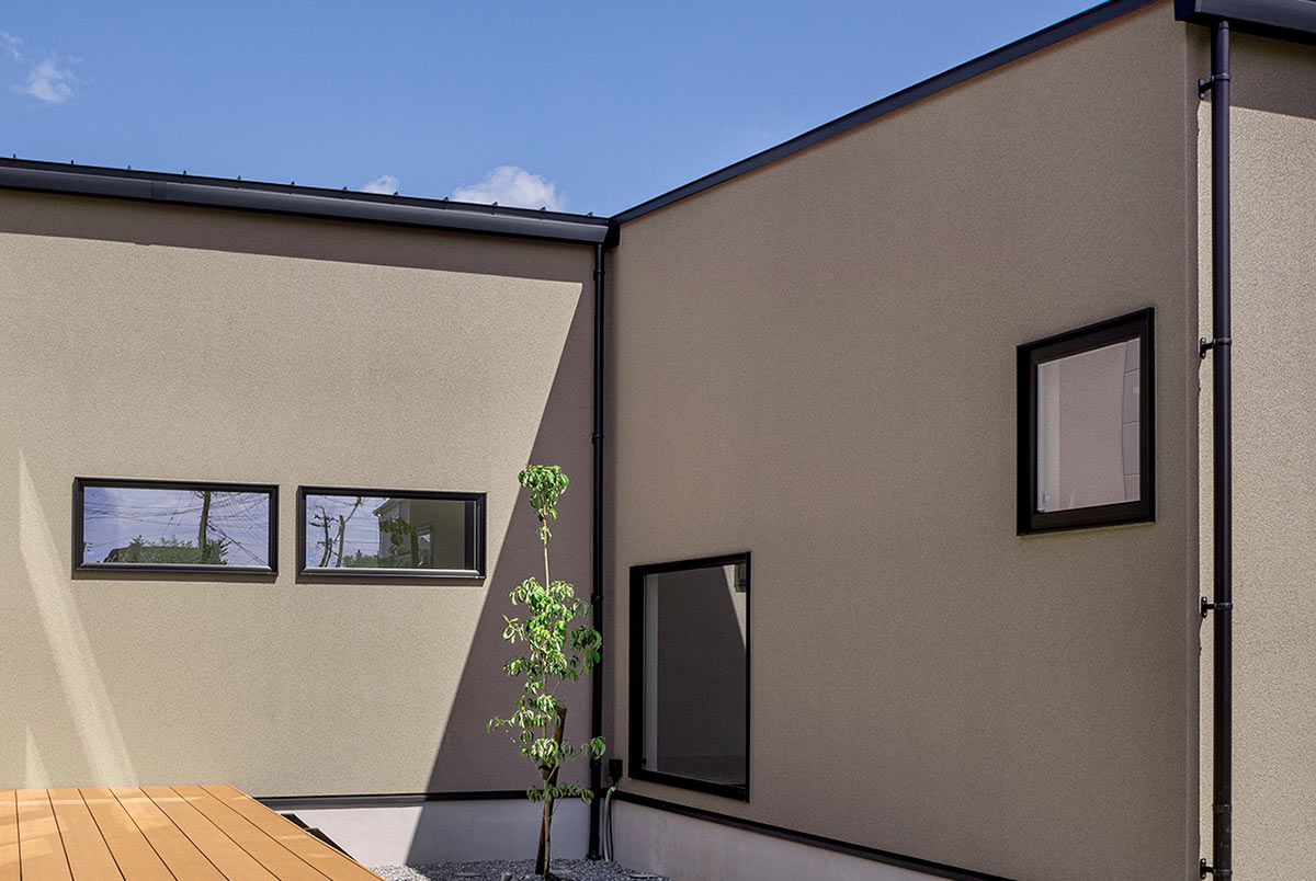 光と風を取りこむL字の設計