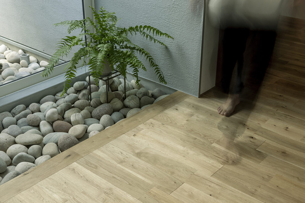 河合工務店の中庭