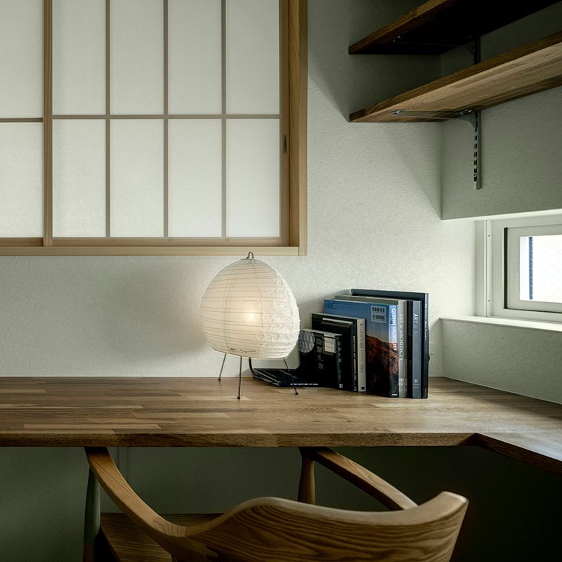 在宅時間に寄り添う書斎スペース