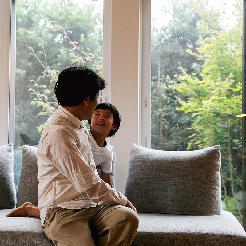 平屋全体で感じる、穏やかな室内環境