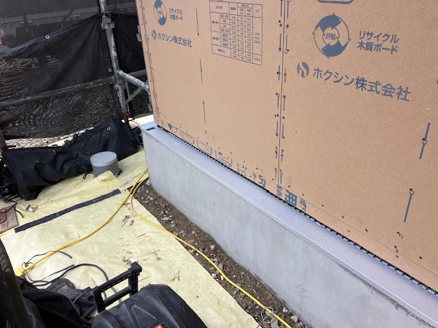 ㊙蟻返し板金取付　江南市