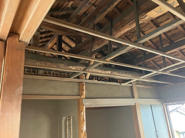 古民家リフォーム　解体工事